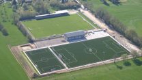 Turnhalle SV Breinig Soccerhalle Außenansicht